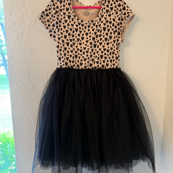 Taylor Joelle Heart Print Dress tulle - Picture 1 of 4